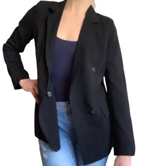Aritzia Jackets & Blazers - NWT Aritzia Babaton Black Wool Blend 1-01 Shao Jacket Blazer Size 2